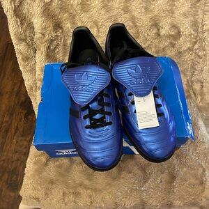 Adidas women’s size 10 handball spezial shoes blue black new with box